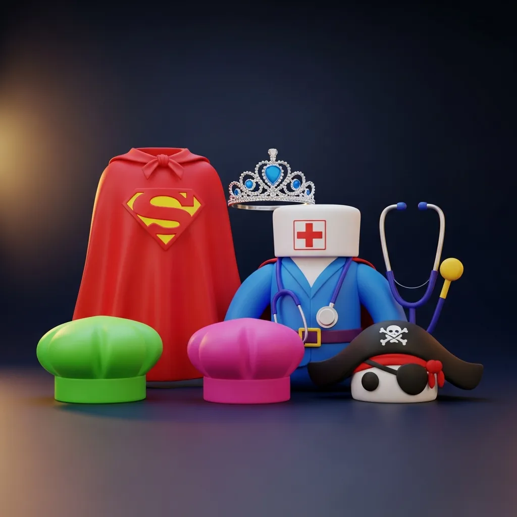 Giochi d'imitazione e accessori di travestimento