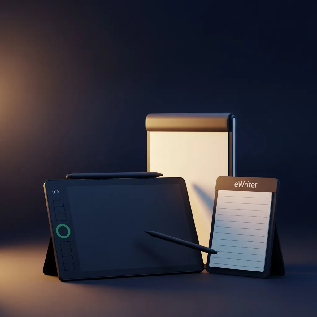 Tavolette per scrittura LCD ed eWriters