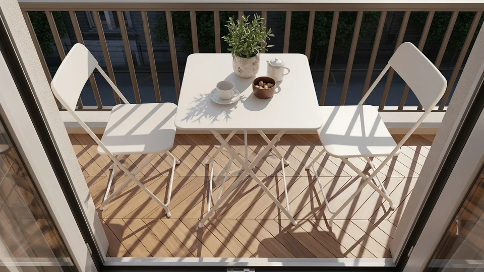 Mobili salvaspazio per balcone: il pieghevole e tuo amico