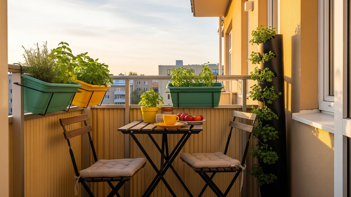 Come arredare un balcone piccolo senza impazzire