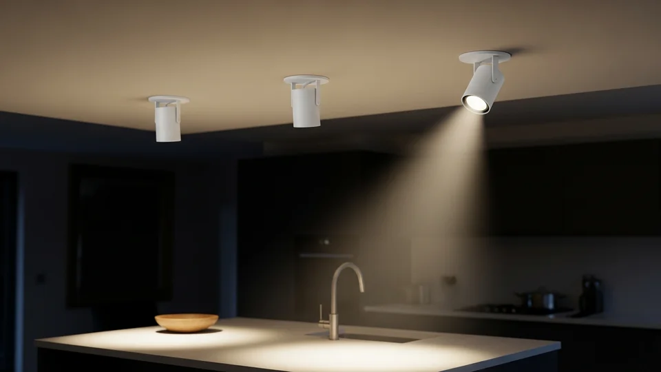Faretti LED da incasso: precisione e flessibilità