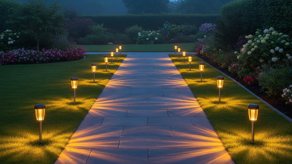 Paletti LED solari: luce lungo il cammino