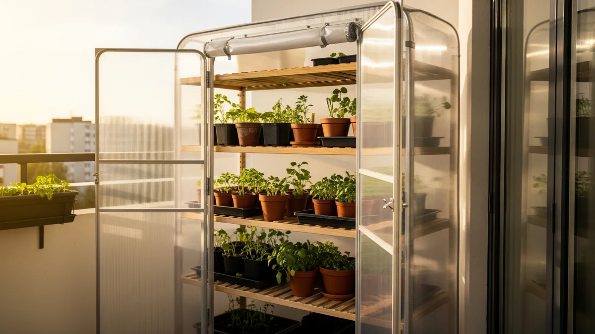 Serra da balcone: guida pratica per iniziare a coltivare